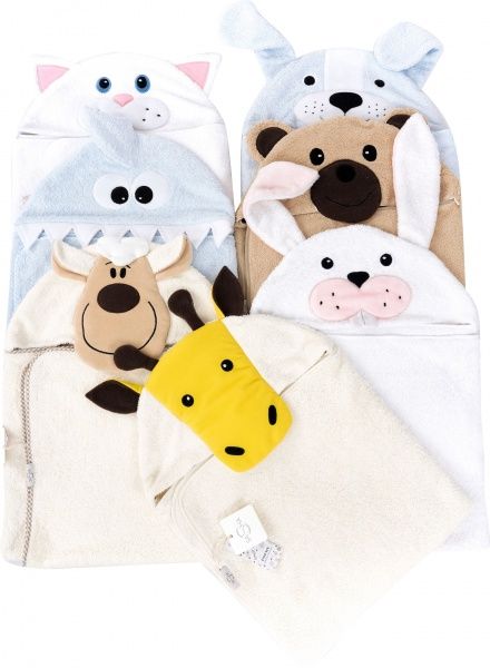 Полотенце-уголок Sasha 70х120 см голубой 150/1 