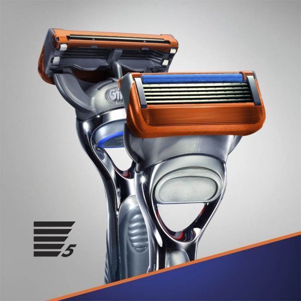 Подарунковий набір для чоловіків Gillette бритва Fusion 5 + гель для гоління Sensitive 75 мл