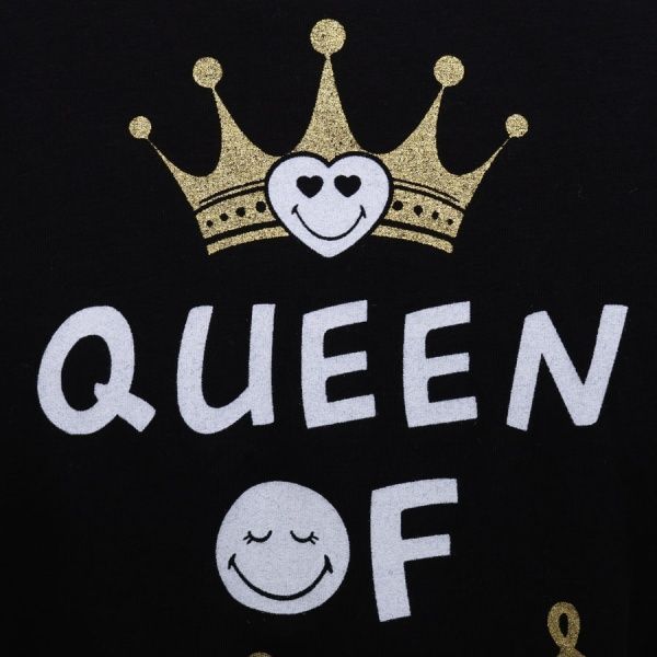 Халат Smileyworld 001/16160 р. M чорний із сірим 