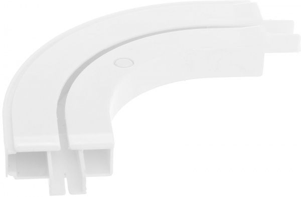 Поворот Bella Vita зовнішній одинарний набірний білий 1 шт. 