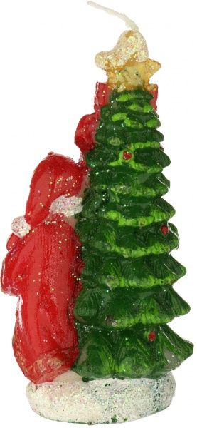 Свеча-сувенир Елка с Дедом Морозом 791156