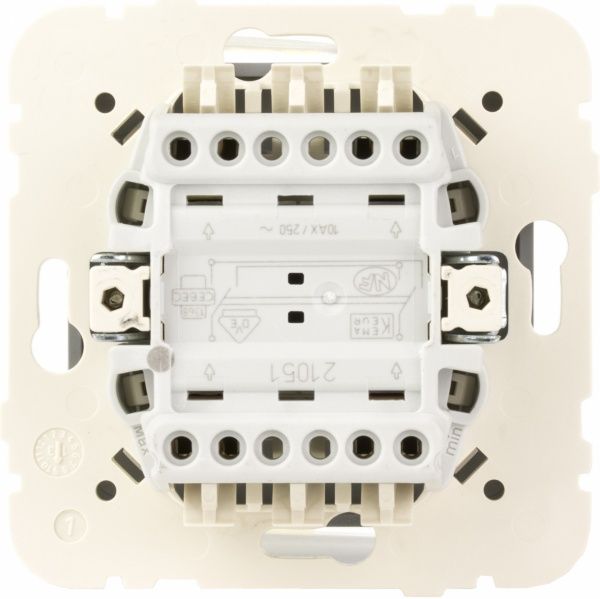 Вимикач перехресний одноклавішний Efapel Logus без підсвітки 10 А 250В IP20 алюміній 21051 TAL