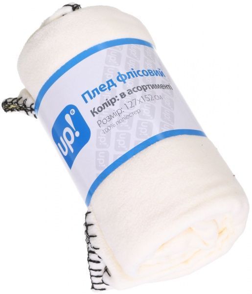 Плед Polar флисовый 127x152 см в ассортименте UP! (Underprice) 