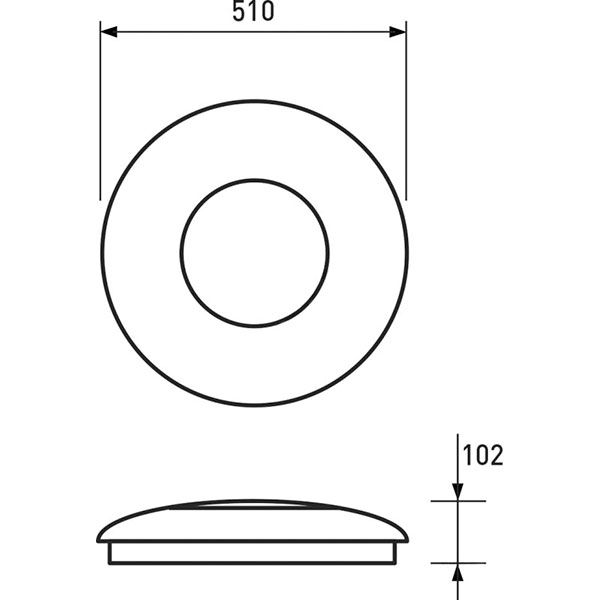 Світильник світлодіодний Eurolamp Smart Light Millenium з пультом ДК 60 Вт білий 3000-6500 К 