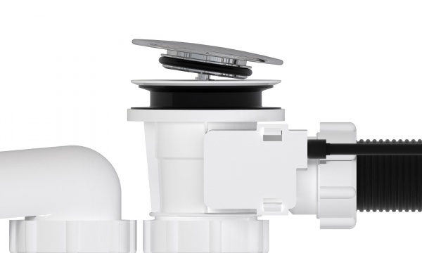 Сифон для ванны Styron STY-536-AKD-83 з переливом 83 см автомат