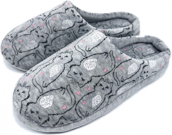 Капці домашні La Nuit Home Кітті р. 38-39 сірий 
