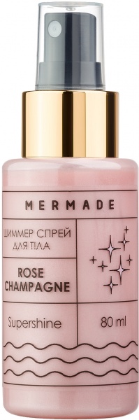 Шиммер-спрей для тела Mermade Rose Champagne 80 мл