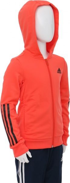 Джемпер Adidas YG TR FZ HD CE6141 р. 134 кораловий