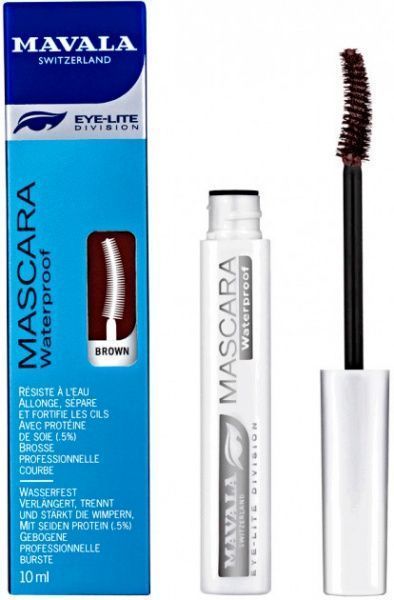 Тушь для ресниц Mavala Waterproof Mascara коричневий 10 мл