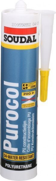 Клей монтажный SOUDAL Purocol 310 мл 
