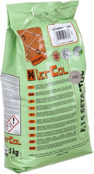 Фуга Cercol F.15 Setastuc 133 5 кг пісочний