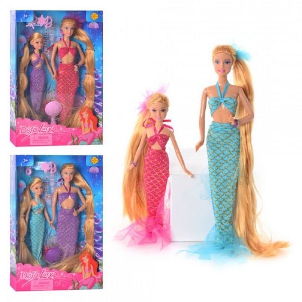 Лялька Defa 8235 русалочка 2 шт аксесесуари В асортименті