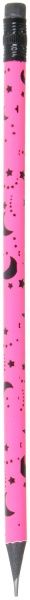 Карандаш простой абстракция розовый