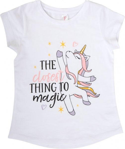 Футболка для дівчинки Luna Kids Stars р.116 білий №0021/16051 