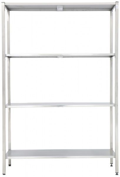 Стеллаж производственный Tehma 1200x500x1800 мм нержавеющая сталь