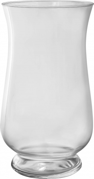 Ваза стеклянная прозрачная Ivy 35х26 см Crystal