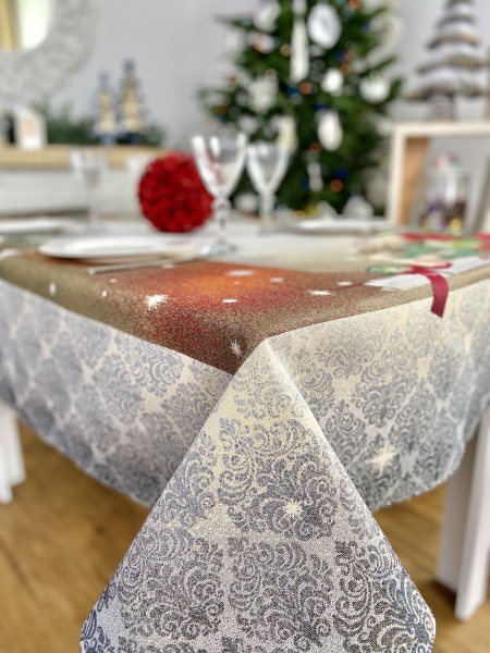 Скатертина Святкова листівка Limaso 