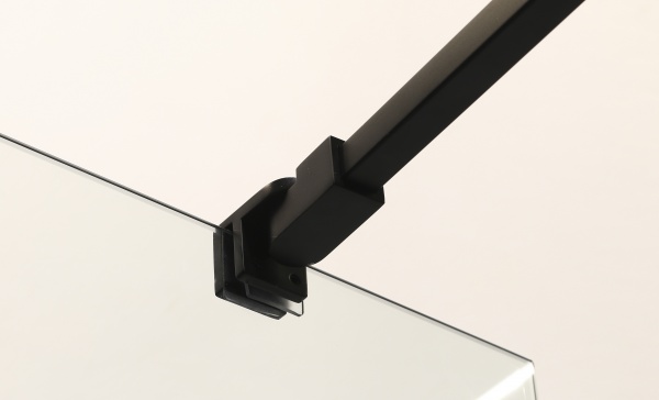 Стінка душова EGO Walk-in LITE BLACK 1000x1900 мм 