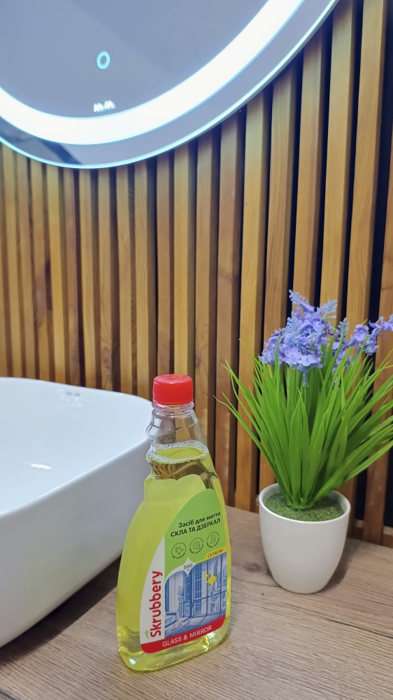 Средство моющее для стекла и зеркал SKRUBBERY Cetroni (запаска) 0,5 л