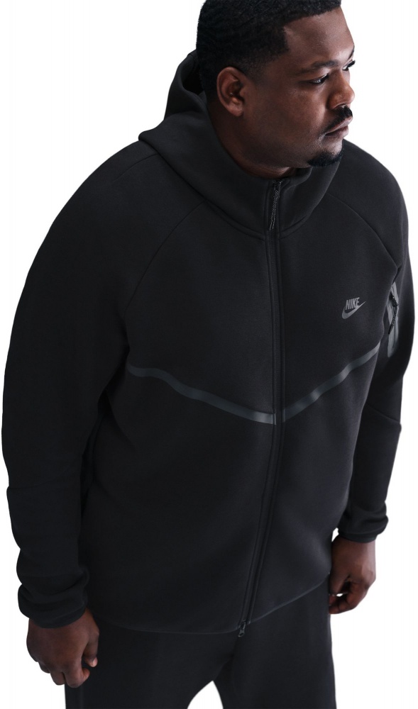 Джемпер Nike M NK TCH FLC FZ WR Hoodie HV0949-010 р.S чорний
