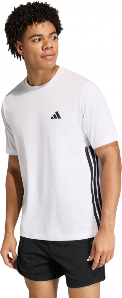 Футболка Adidas WE FR 3S T WHITE/BLACK KD0606 р.XL белый — фото 1