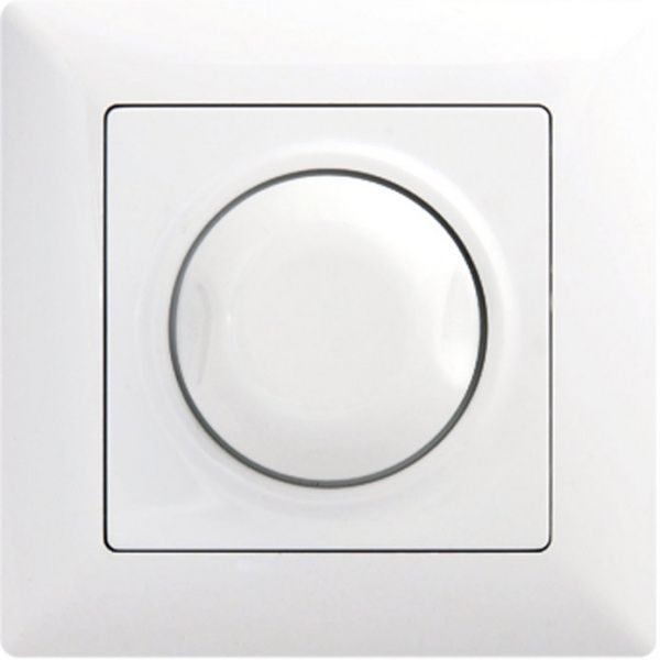 Светорегулятор поворотный Gunsan VISAGE с подсветкой 1000Вт IP20 белый VS 28 11 127