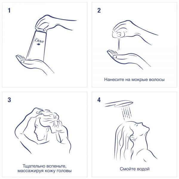 Шампунь Dove с матча и рисовым молоком Детокс 400 мл