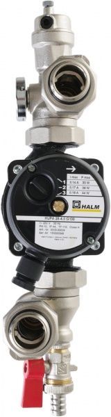 Насосная группа для коллекторов теплого пола Luxor с насосом HALM 130