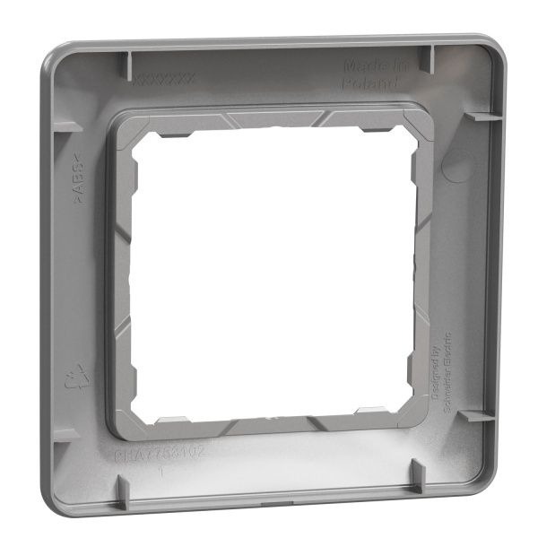 Рамка одномісна Schneider Electric Sedna Design універсальна алюміній SDD313801