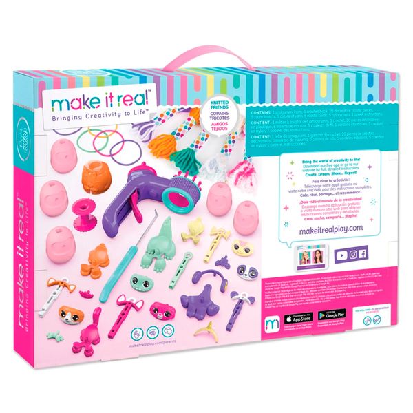 Набор для вязания амигуруми Make it Real Замечательные зверушки MR1513