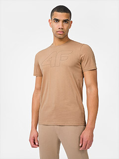 Футболка 4F TSHIRT 4FSS23TTSHM1048-83S р.2XL бежевий