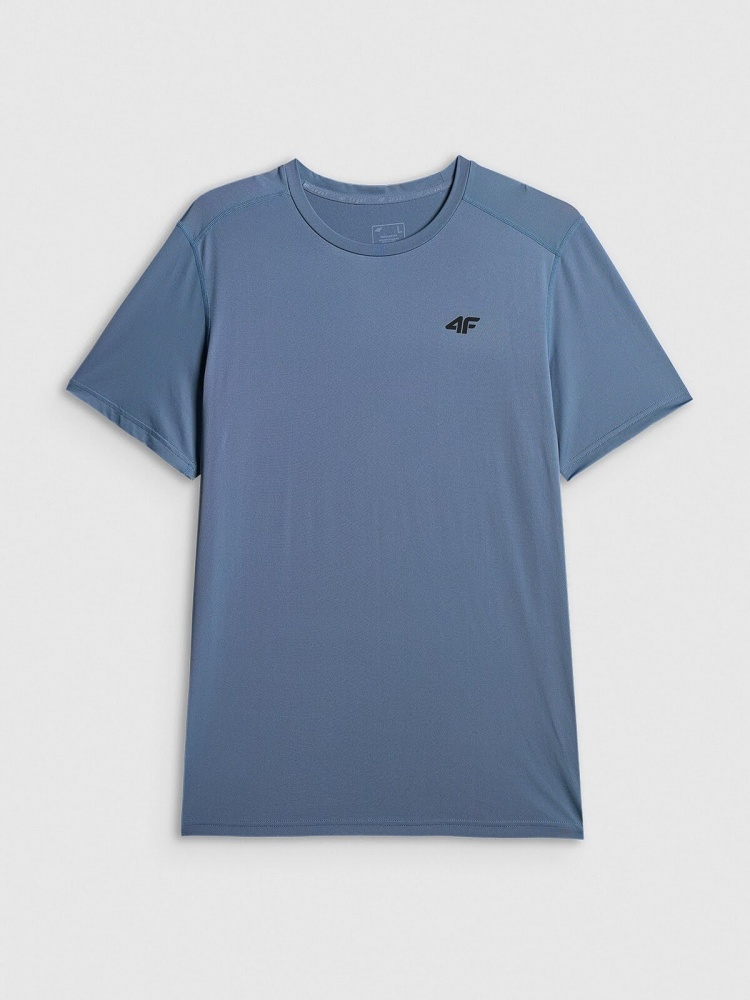 Футболка 4F TSHIRT FNK M1785 4FWSS26TFTSM1785-32S р.M блакитний