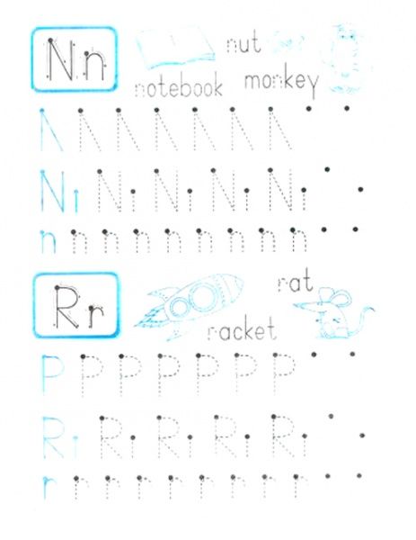 Книга «Англійські літери. Я вчусь писати» 978-966-939-642-6