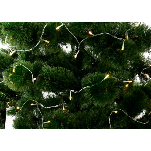 Гирлянда линейная LED 80 ламп 8 м тепло-белая