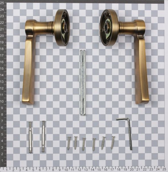 Ручка на розетці MVM Z-1357 матова бронза