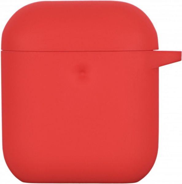 Чохол для навушників 2E для Apple AirPods Pure Color Silicone 3.0 мм red (2E-AIR-PODS-IBPCS-3-RD) 