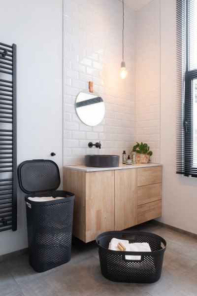 Кошик для білизни Curver Infinity 60 л 440x350x600 мм темно-сірий 