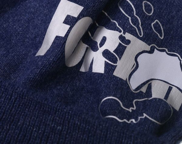 Шапочка детская для девочки Kraft+ 7704 р.52-54 синий меланж 