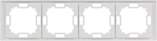 Рамка четырехместная Simon Basic Neos универсальная белый BMRC4/11