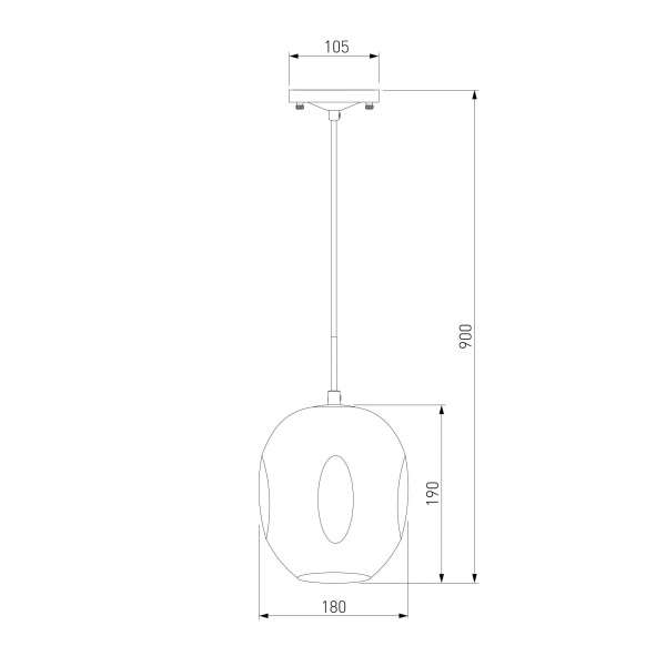 Подвес Strotskis Mill 1x40 Вт E14 золото 50195/1 (золото) 