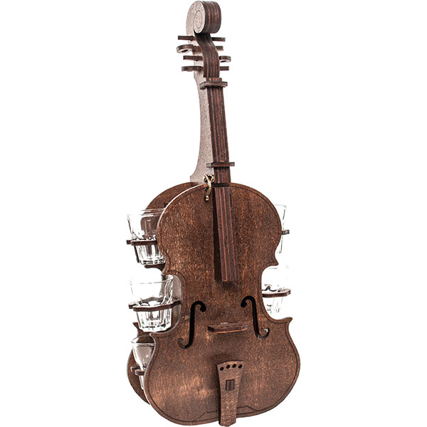 Набор рюмок Скрипка 49.5x20x23 см