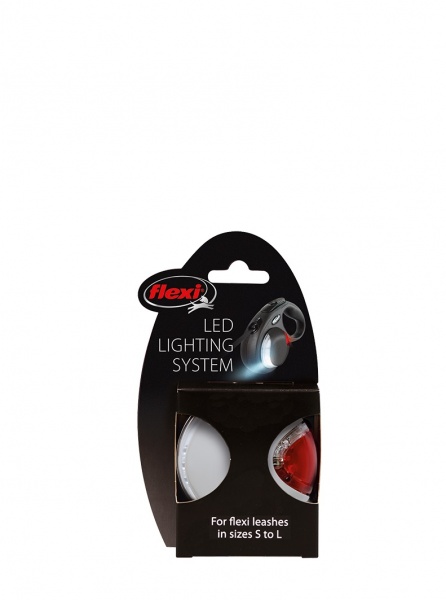 Фонарик на рулетку-поводок Flexi LED VANZLS.551.HGR.20