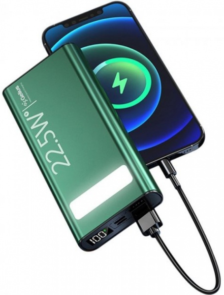 Батарея аккумуляторная Gelius Lightstone 30000 mAh green (GP-PB300) 