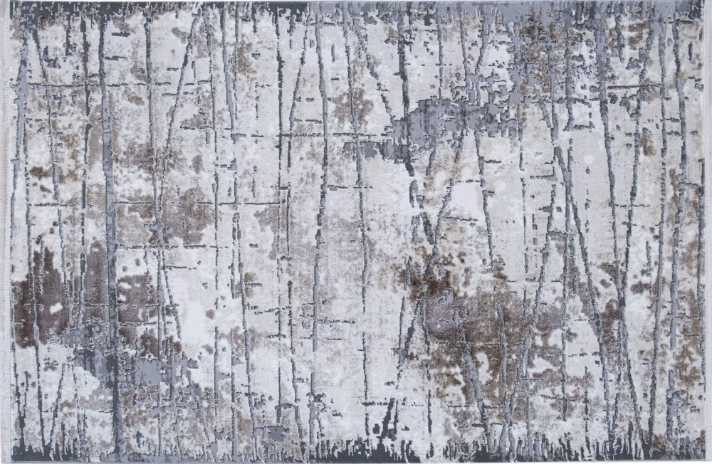 Килим Karmen Carpet GALYA PLUS S3802A GREY/GREY 80x150 см D