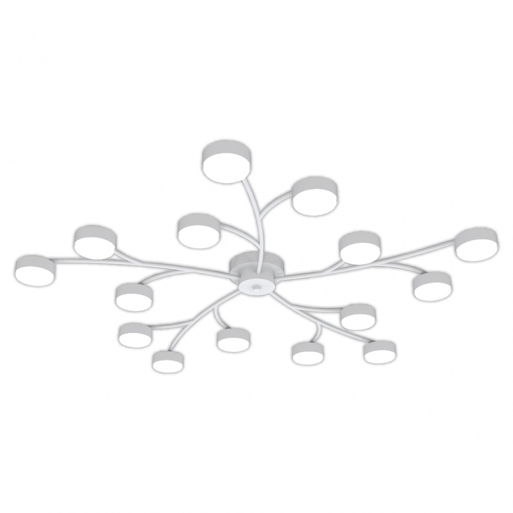 Люстра стельова Hopfen STARK SKOG-GX-15 WH 15xGX53 білий