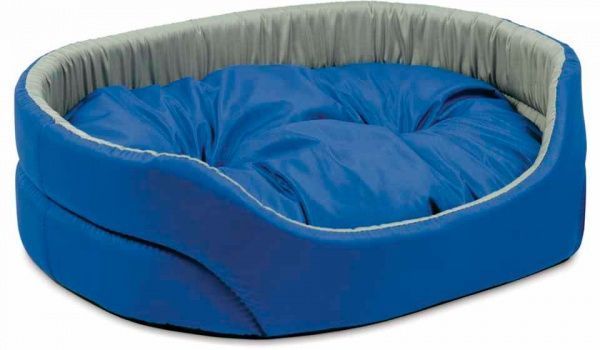 Лежак Природа ОМЕГА 4, 80х58х19см, серо-синий