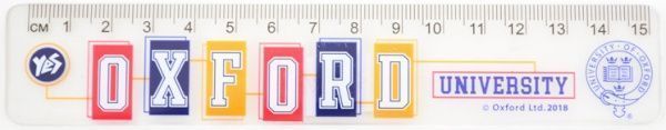 Линейка 15 см Oxford 1 вересня