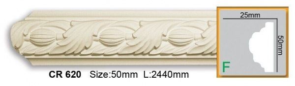 Молдинг Gaudi Decor CR 620 2400x50x25мм 