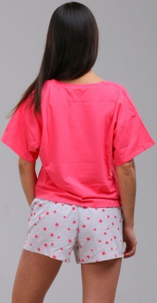 Піжама жіноча Roksana Зірка 808/16000 р. S рожевий із сірим 