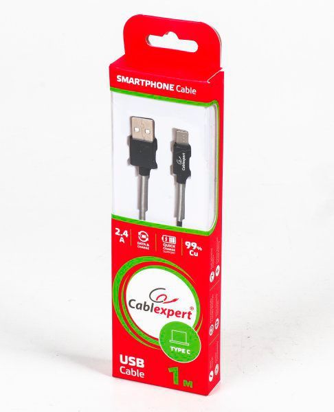 Кабель CABELEXPERT Lightning – USB 1 м черный (CCPB-C-USB-06BK) 